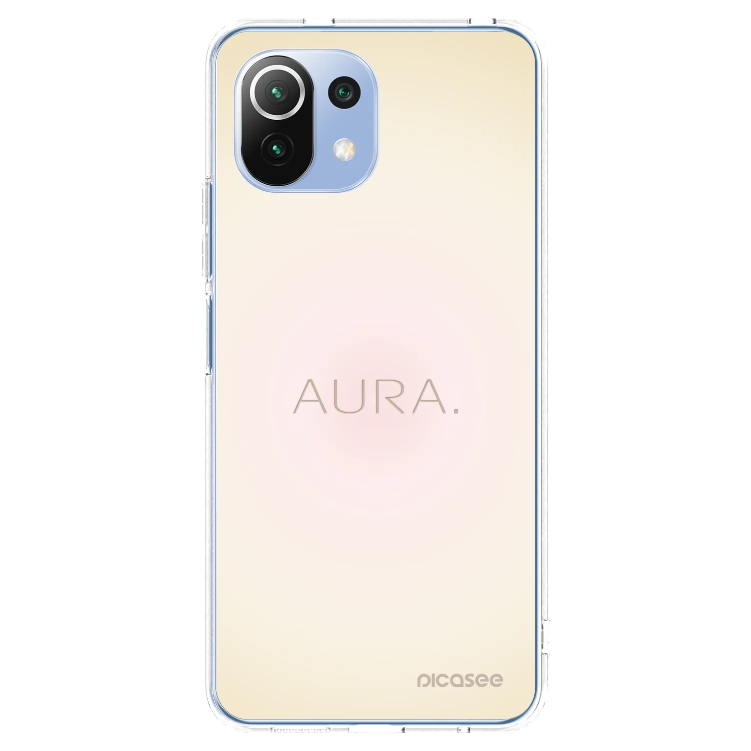 Picasee Xiaomi 11 Lite 5G NE Hülle - Transparentes Silikon - Aura