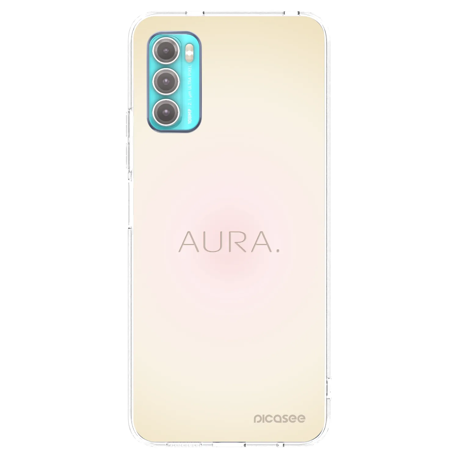 Picasee Motorola Moto G60 Hülle - Transparentes Silikon - Aura