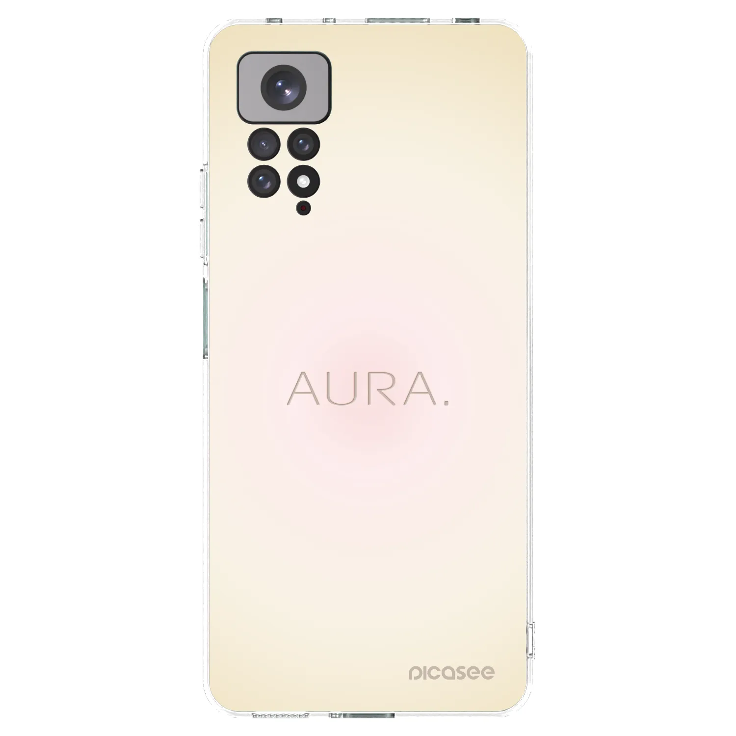 Picasee Xiaomi Redmi Note 11 Hülle - Transparentes Silikon - Aura