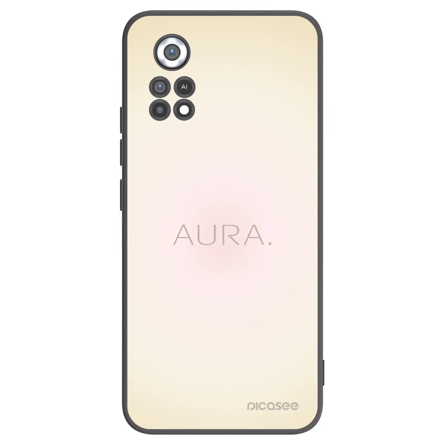 Picasee Xiaomi Poco X4 Pro 5G Hülle - Schwarzes Silikon - Aura
