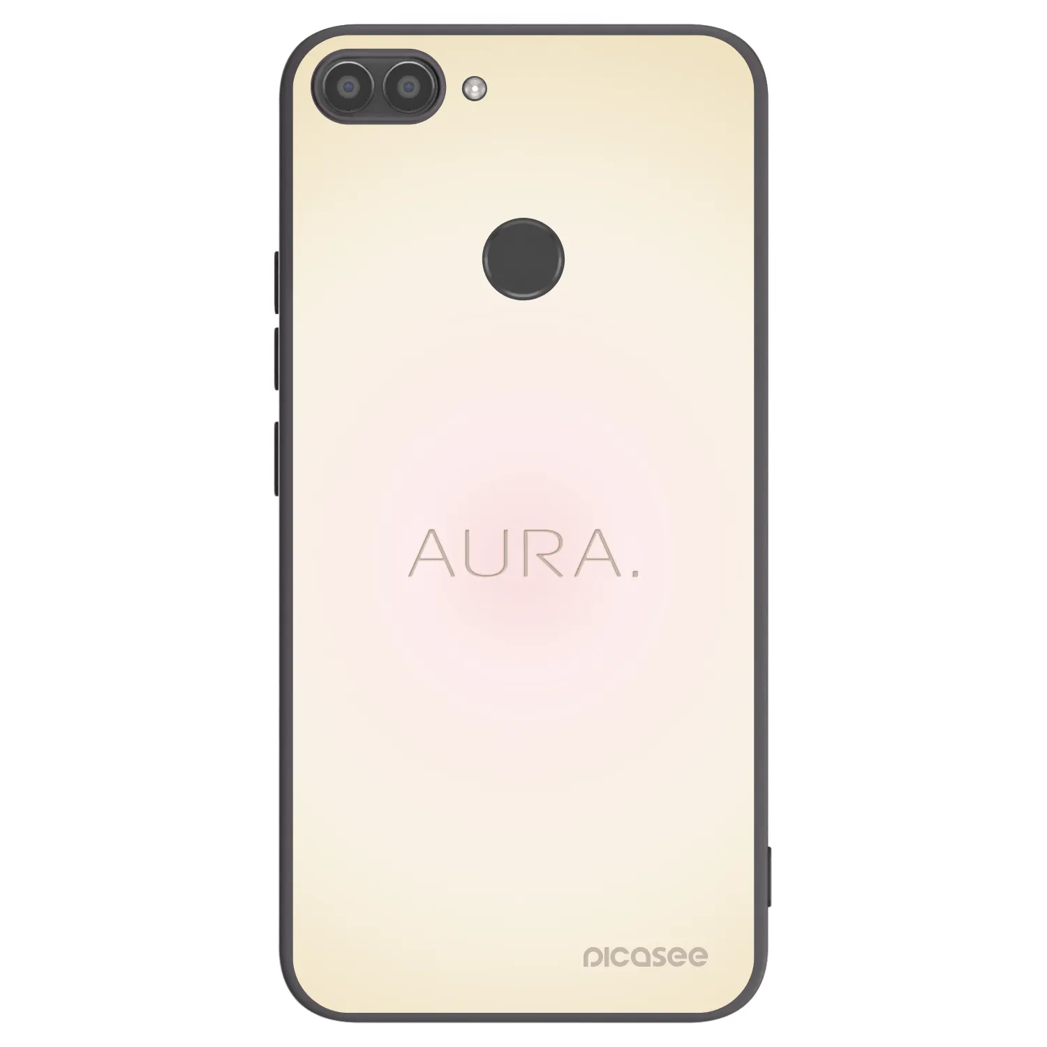 Picasee Huawei P Smart Hülle - Schwarzes Silikon - Aura