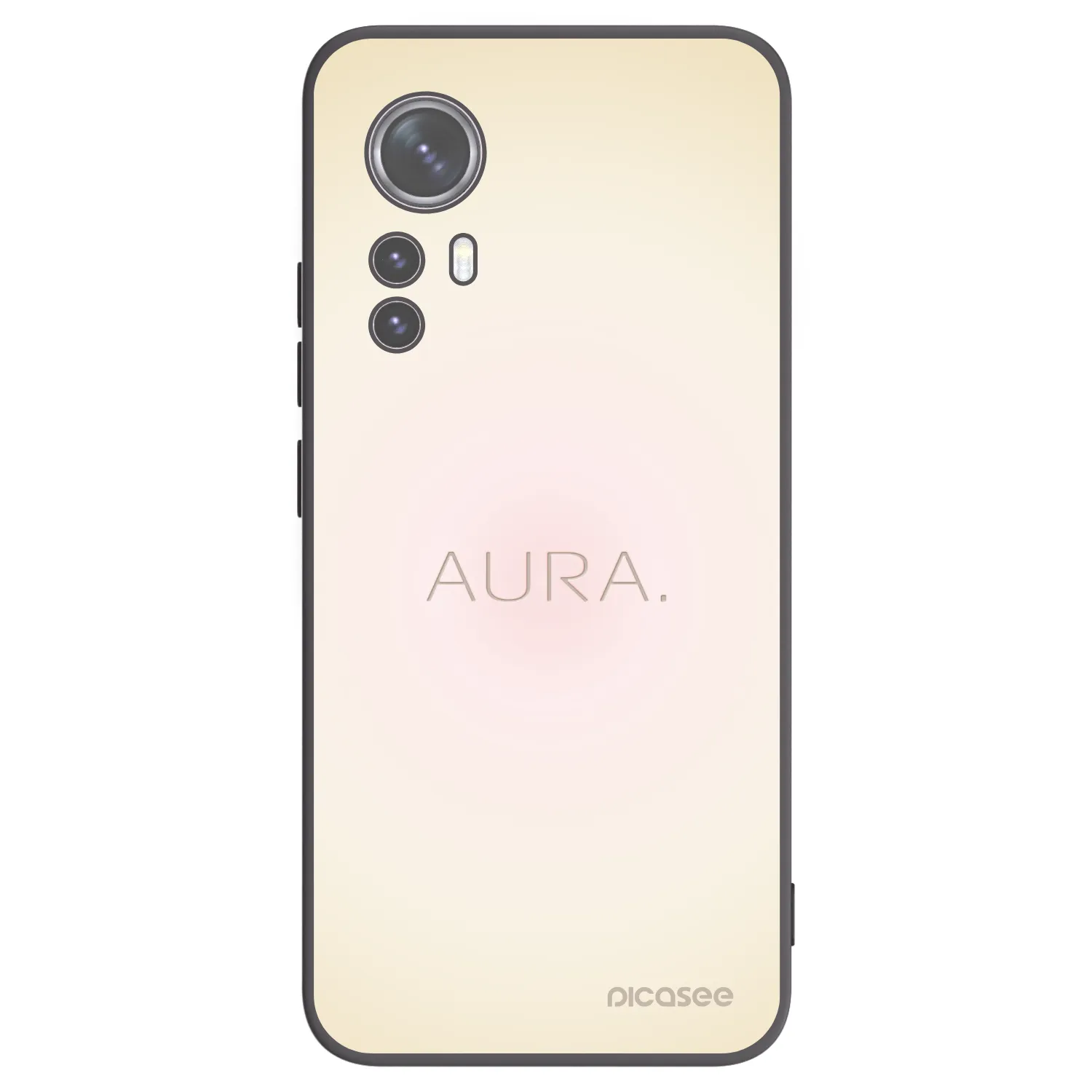 Picasee Xiaomi 12X Hülle - Schwarzes Silikon - Aura