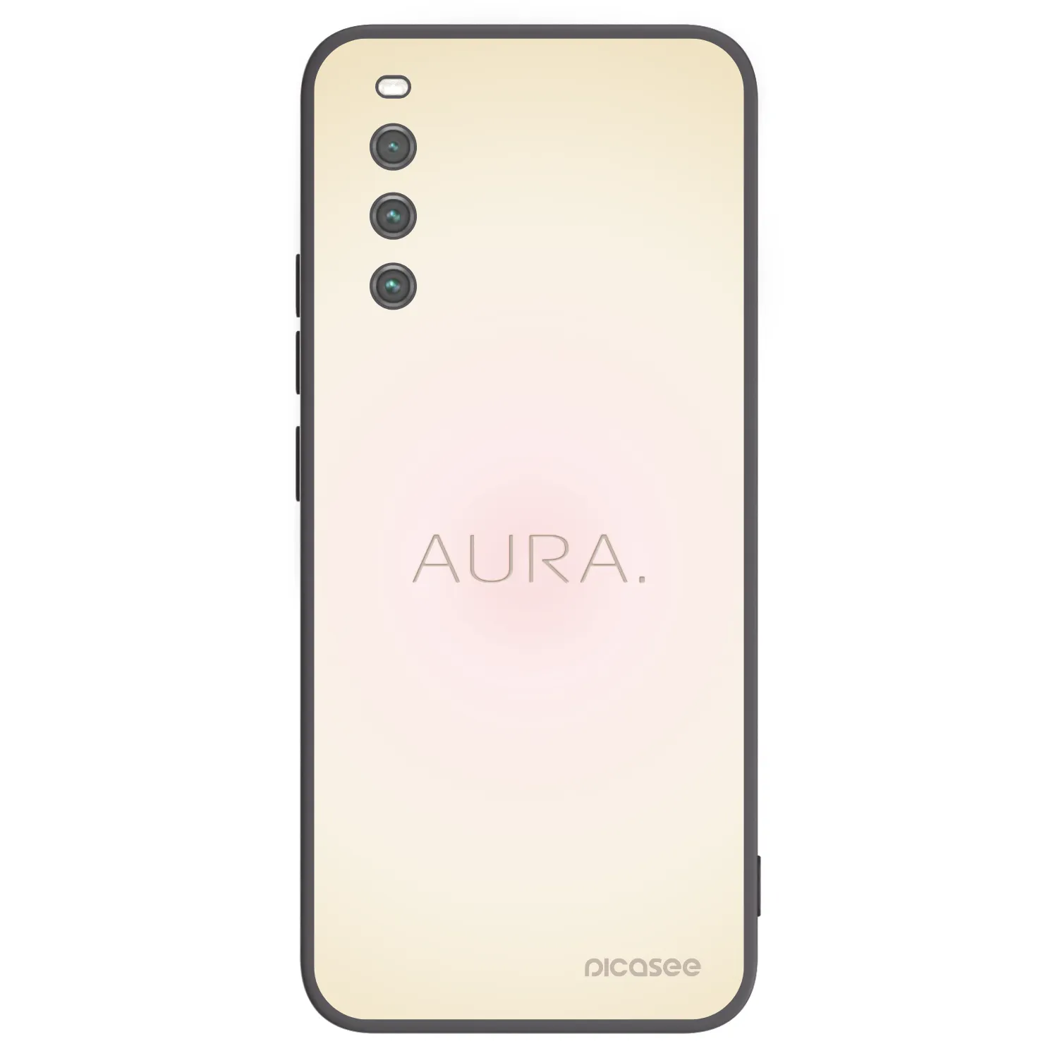 Picasee Sony Xperia 10 IV 5G Hülle - Schwarzes Silikon - Aura