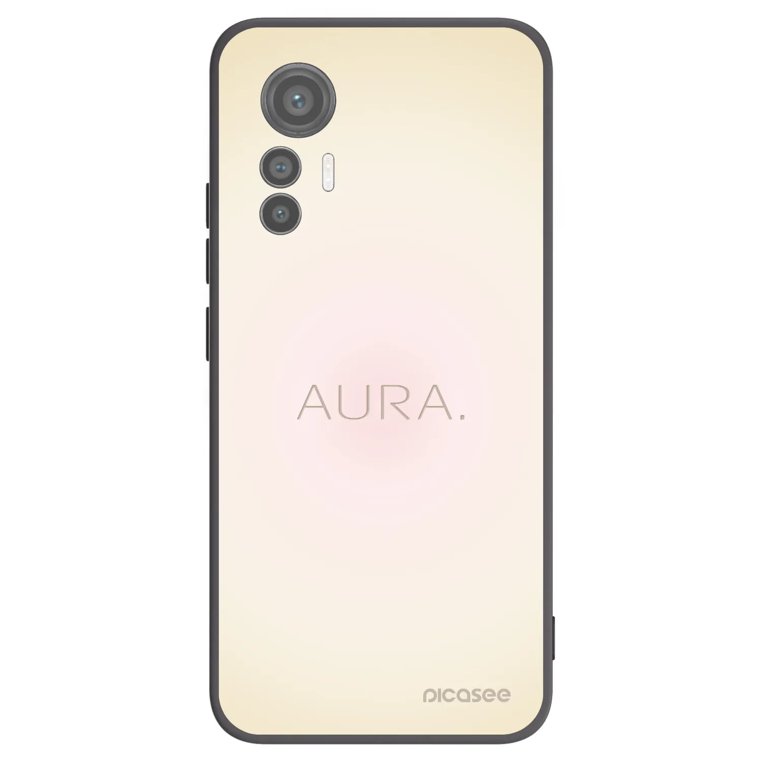 Picasee Xiaomi 12 Lite Hülle - Schwarzes Silikon - Aura