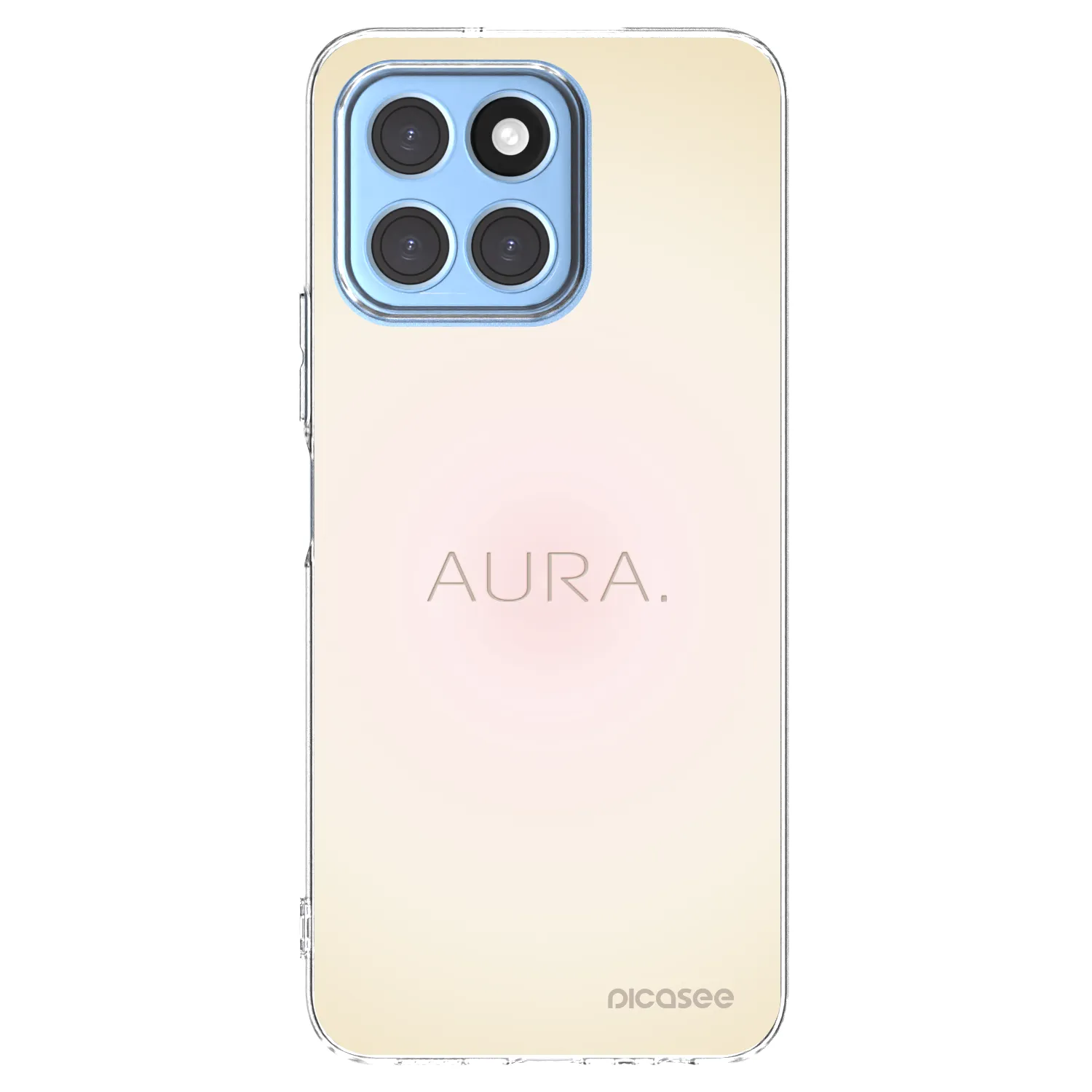 Picasee Honor X6 Hülle - Transparentes Silikon - Aura