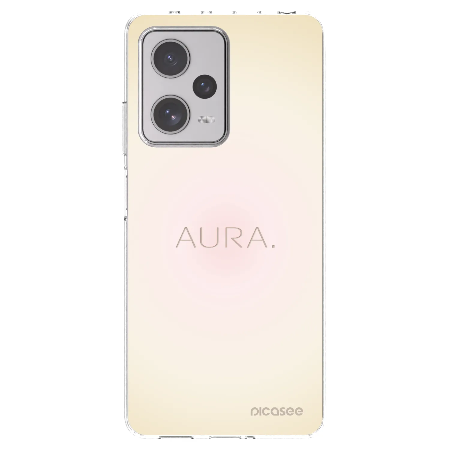Picasee Xiaomi Redmi Note 12 Pro+ 5G Hülle - Transparentes Silikon - Aura
