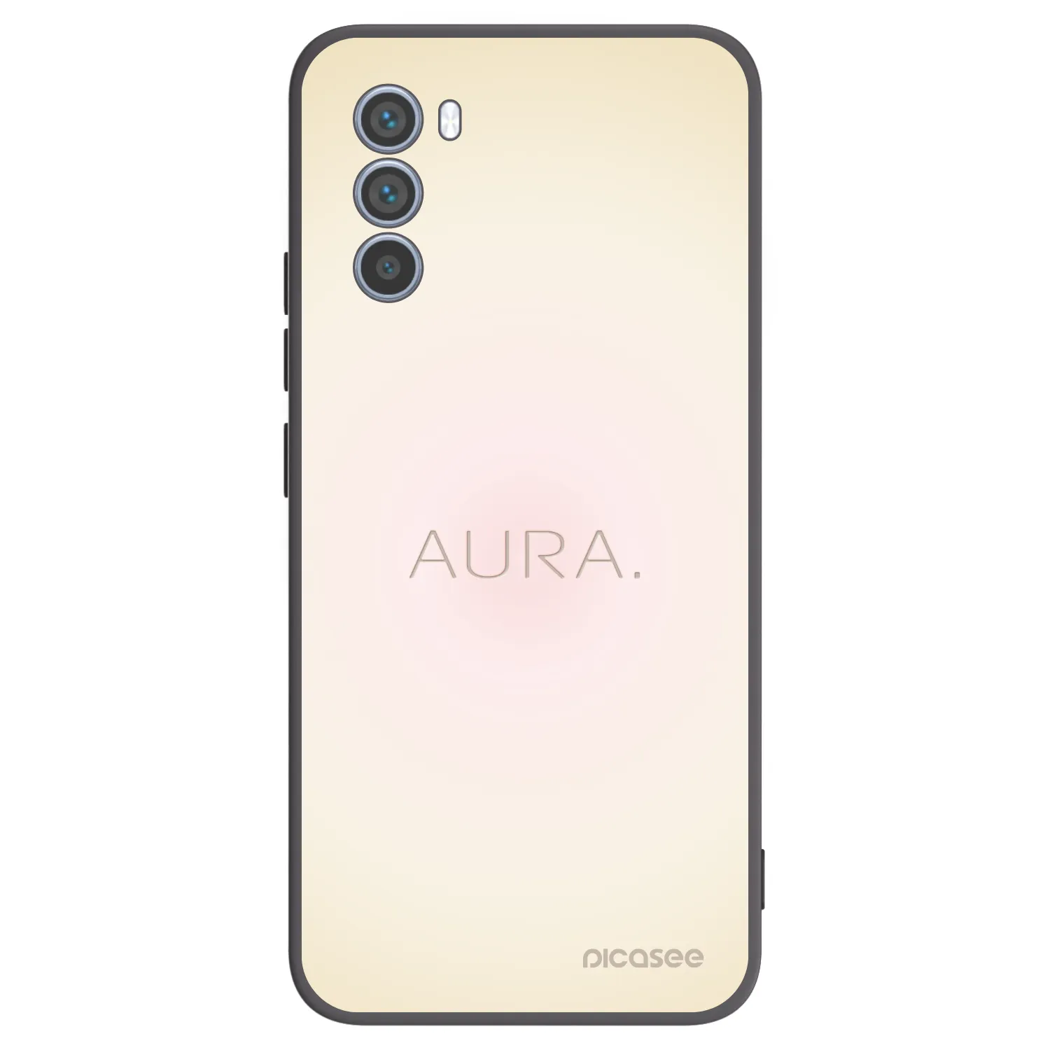 Picasee Motorola Moto G62 Hülle - Schwarzes Silikon - Aura