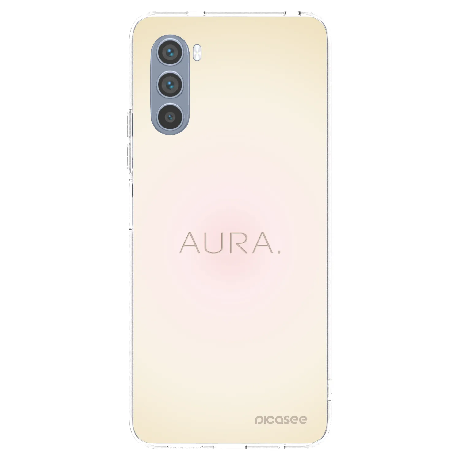 Picasee Motorola Moto G62 Hülle - Transparentes Silikon - Aura