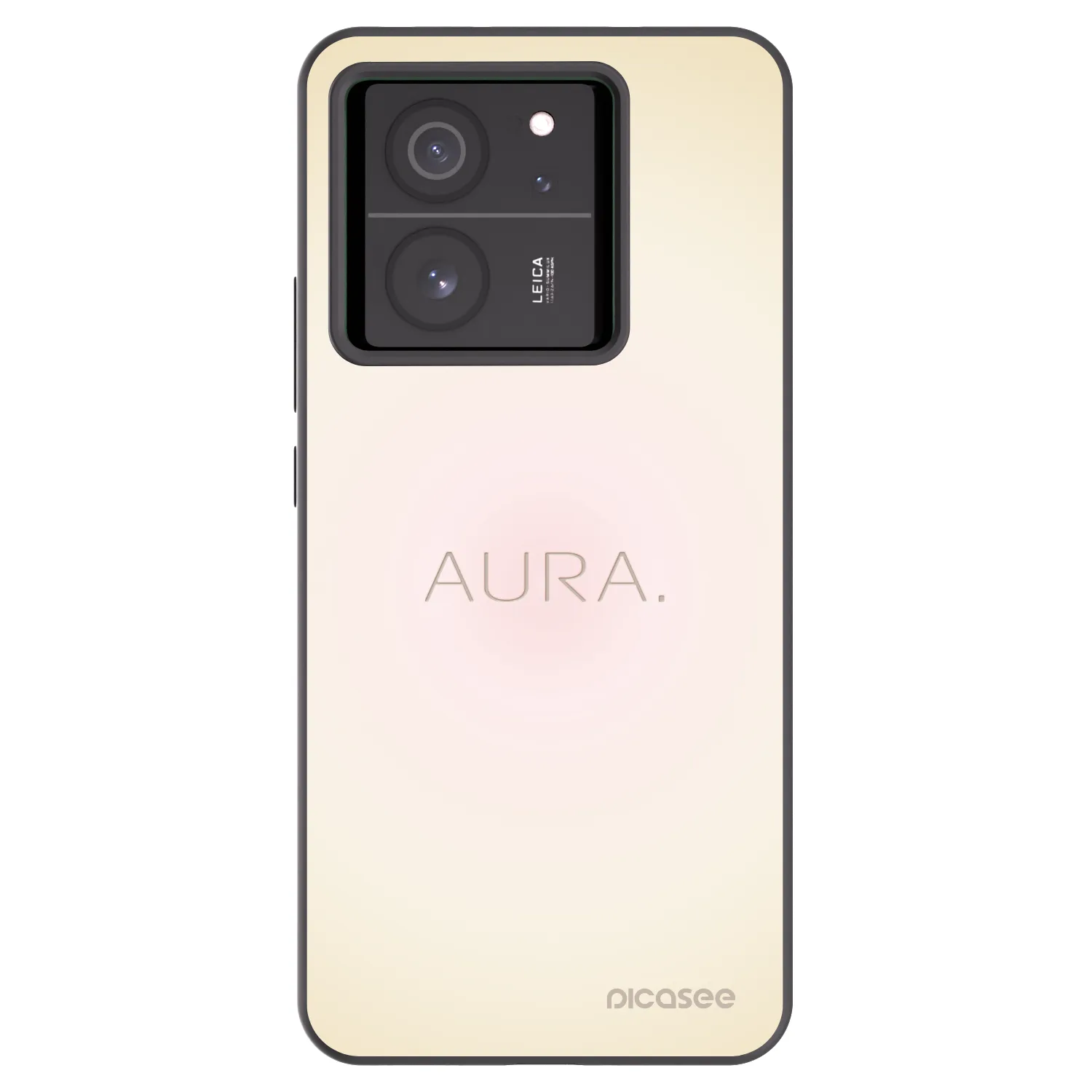 Picasee Xiaomi 13T Hülle - Schwarzes Silikon - Aura