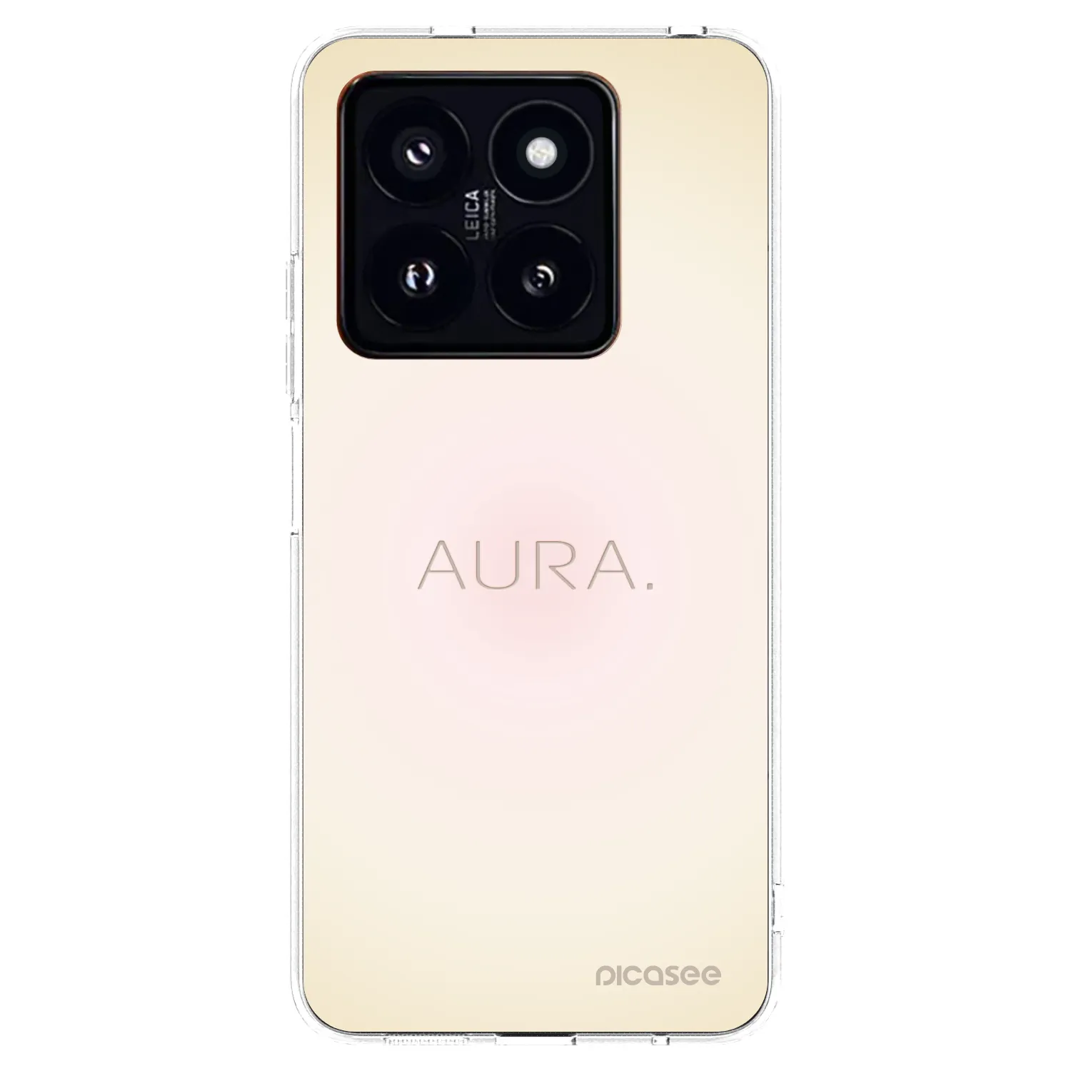 Picasee Xiaomi 14 Pro Hülle - Transparentes Silikon - Aura