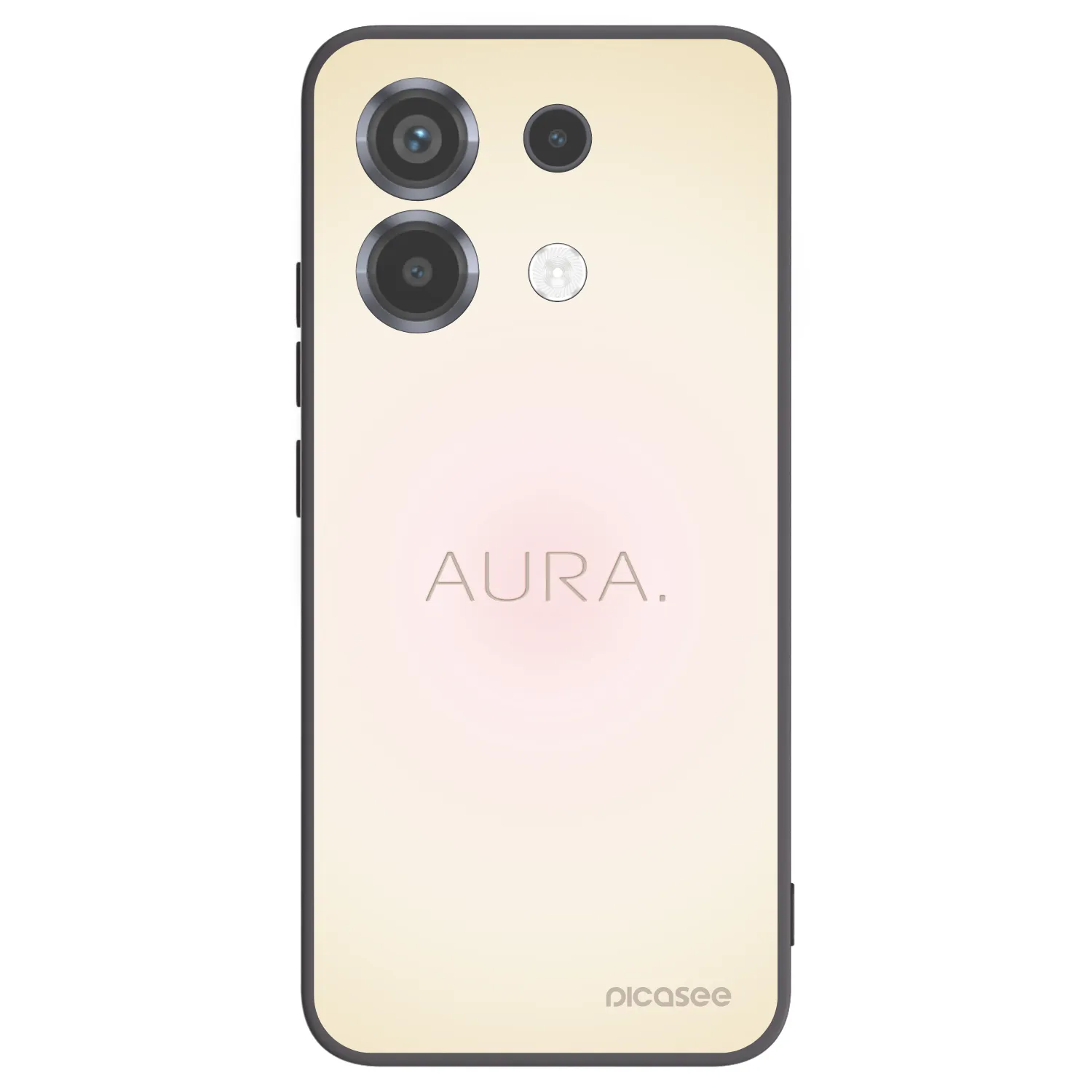 Picasee Xiaomi Poco X6 Hülle - Schwarzes Silikon - Aura