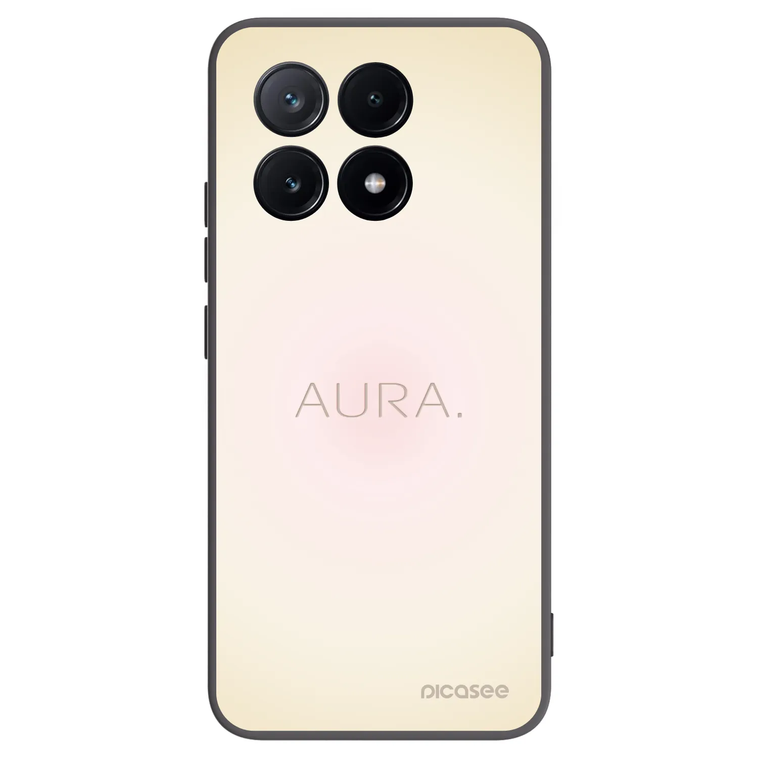 Picasee Xiaomi Poco X6 Pro Hülle - Schwarzes Silikon - Aura