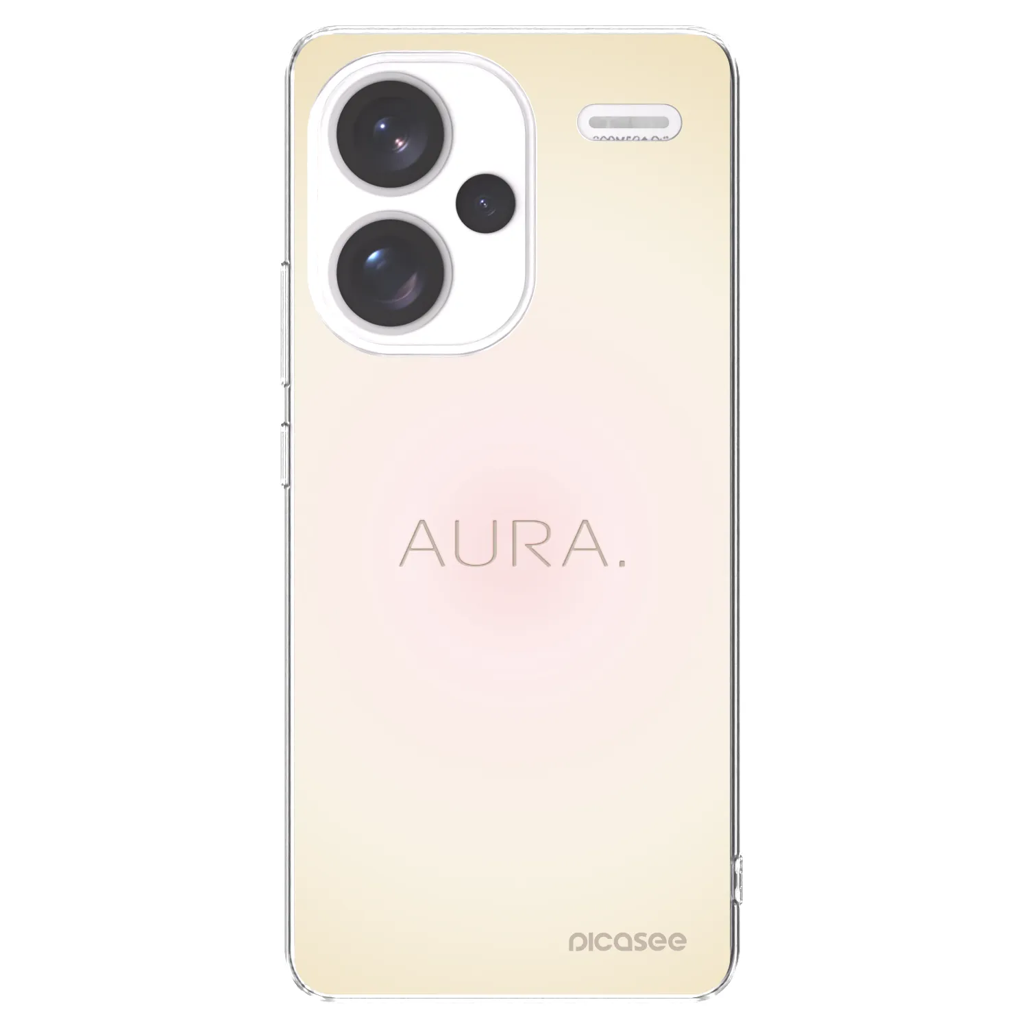 Picasee Xiaomi Redmi Note 13 Pro+ 5G Hülle - Transparentes Silikon - Aura