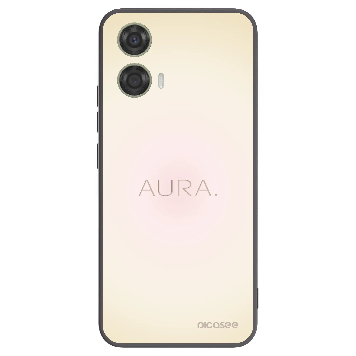 Picasee Motorola Moto G24 Hülle - Schwarzes Silikon - Aura