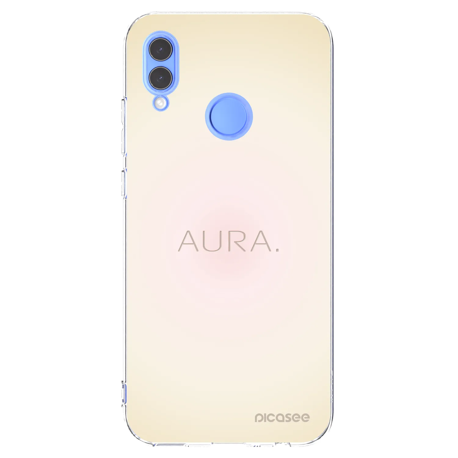Picasee Huawei P Smart 2019 Hülle - Transparentes Silikon - Aura