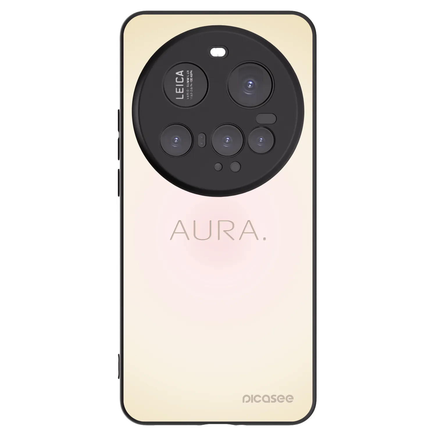 Picasee Xiaomi 15 Ultra Hülle - Schwarzes Silikon - Aura