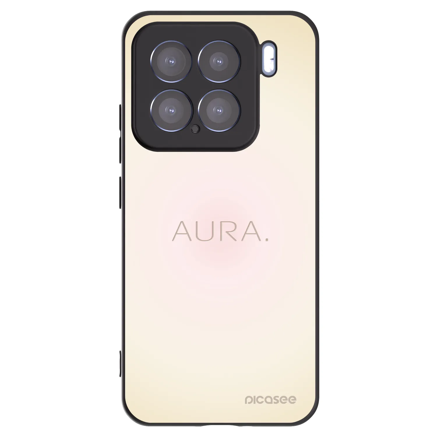 Picasee Xiaomi 15 Hülle - Schwarzes Silikon - Aura