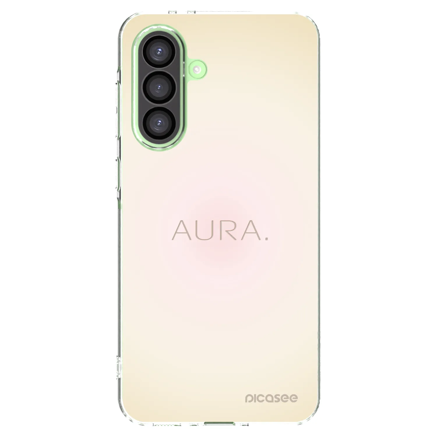 Picasee Samsung Galaxy A26 5G A266B Hülle - Transparentes Silikon - Aura