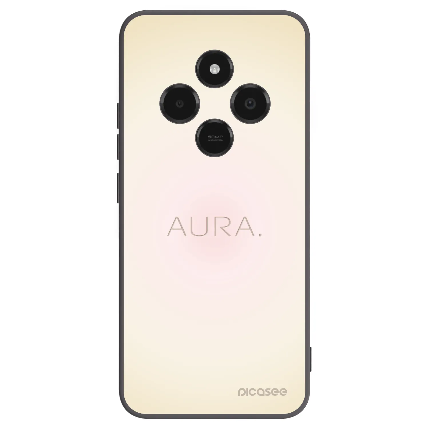 Picasee Xiaomi Poco C75 Hülle - Schwarzes Silikon - Aura