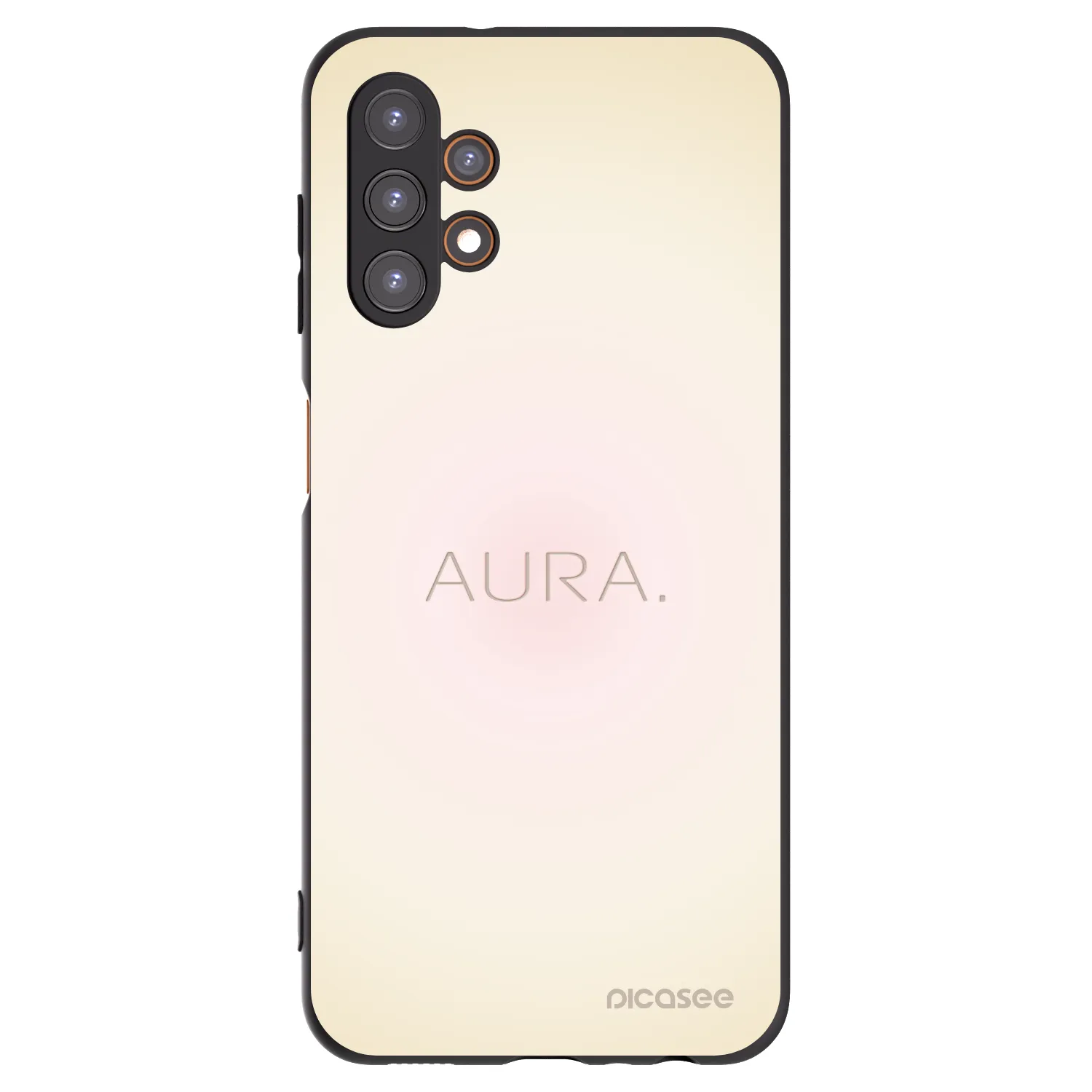 Picasee Samsung Galaxy A13 5G Hülle - Schwarzes Silikon - Aura