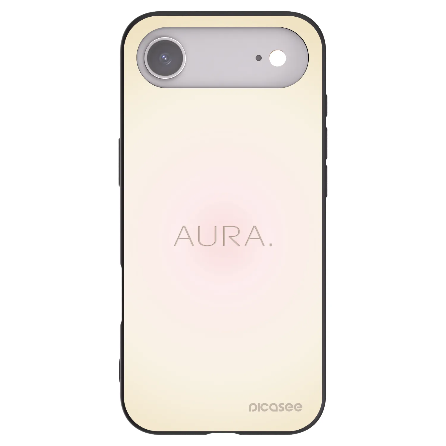 Picasee Apple iPhone Air Hülle - Schwarzes Silikon - Aura