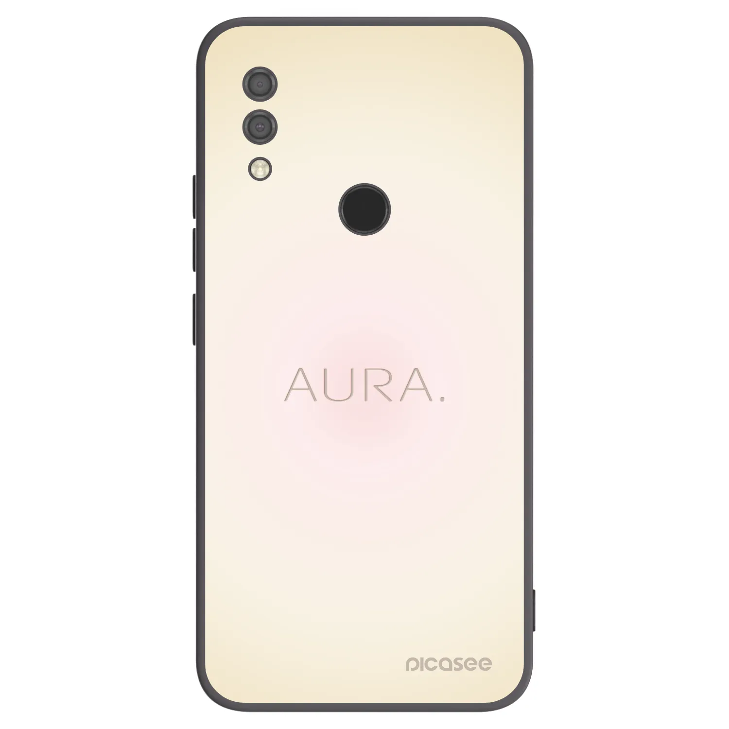 Picasee Xiaomi Redmi 7 Hülle - Schwarzes Silikon - Aura