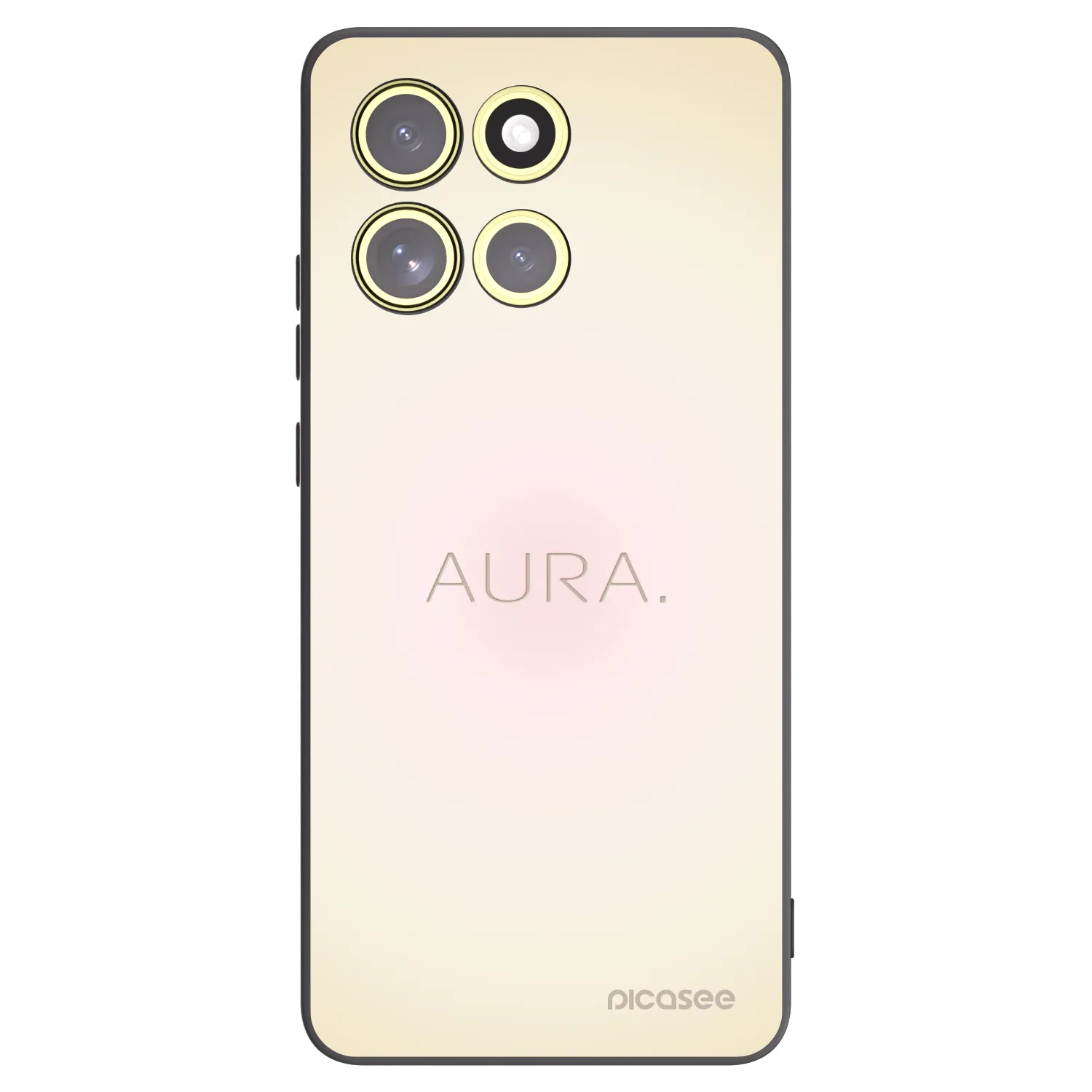 Picasee Motorola Moto G86 5G Hülle - Schwarzes Silikon - Aura