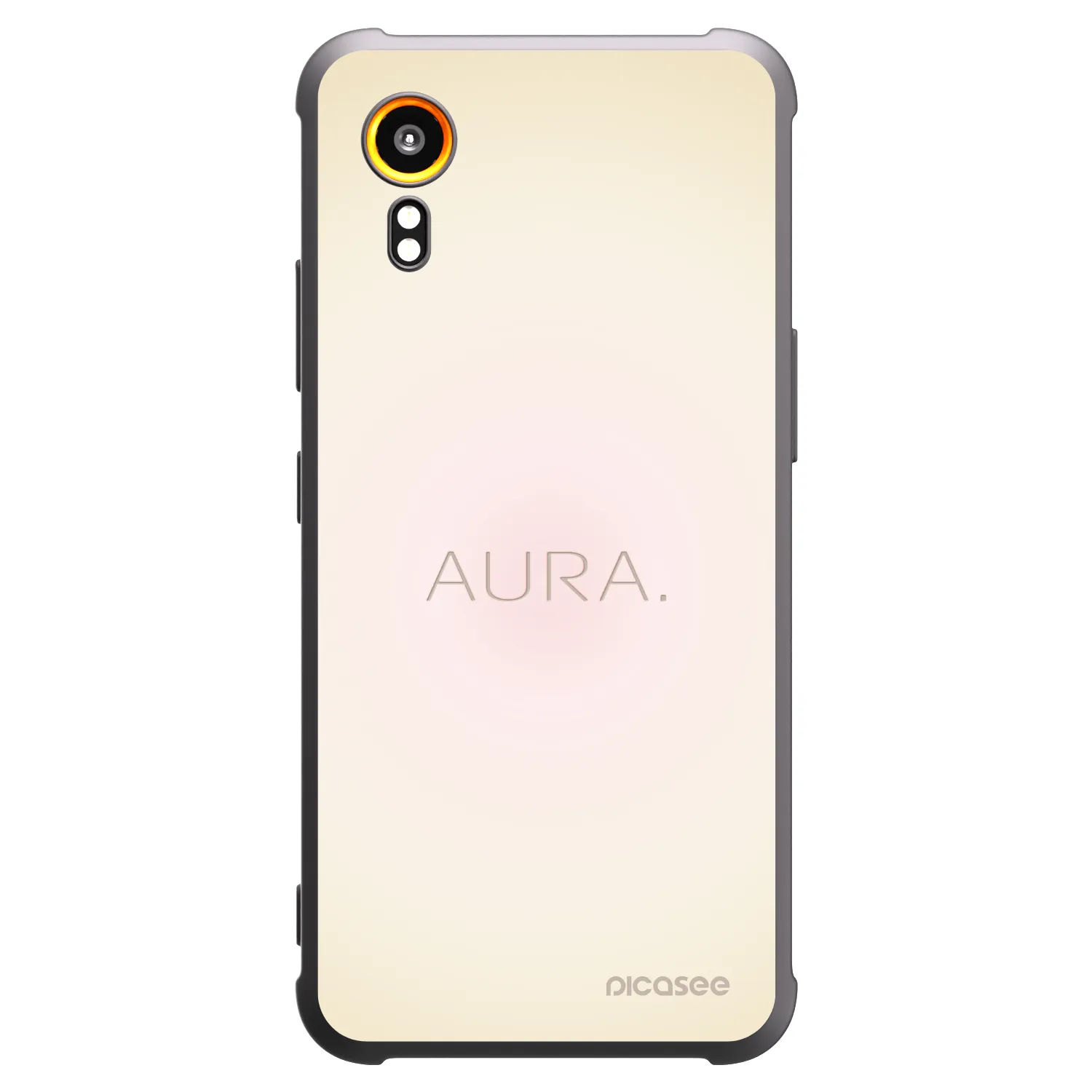 Picasee Samsung Galaxy Xcover 7 Hülle - Schwarzes Silikon - Aura