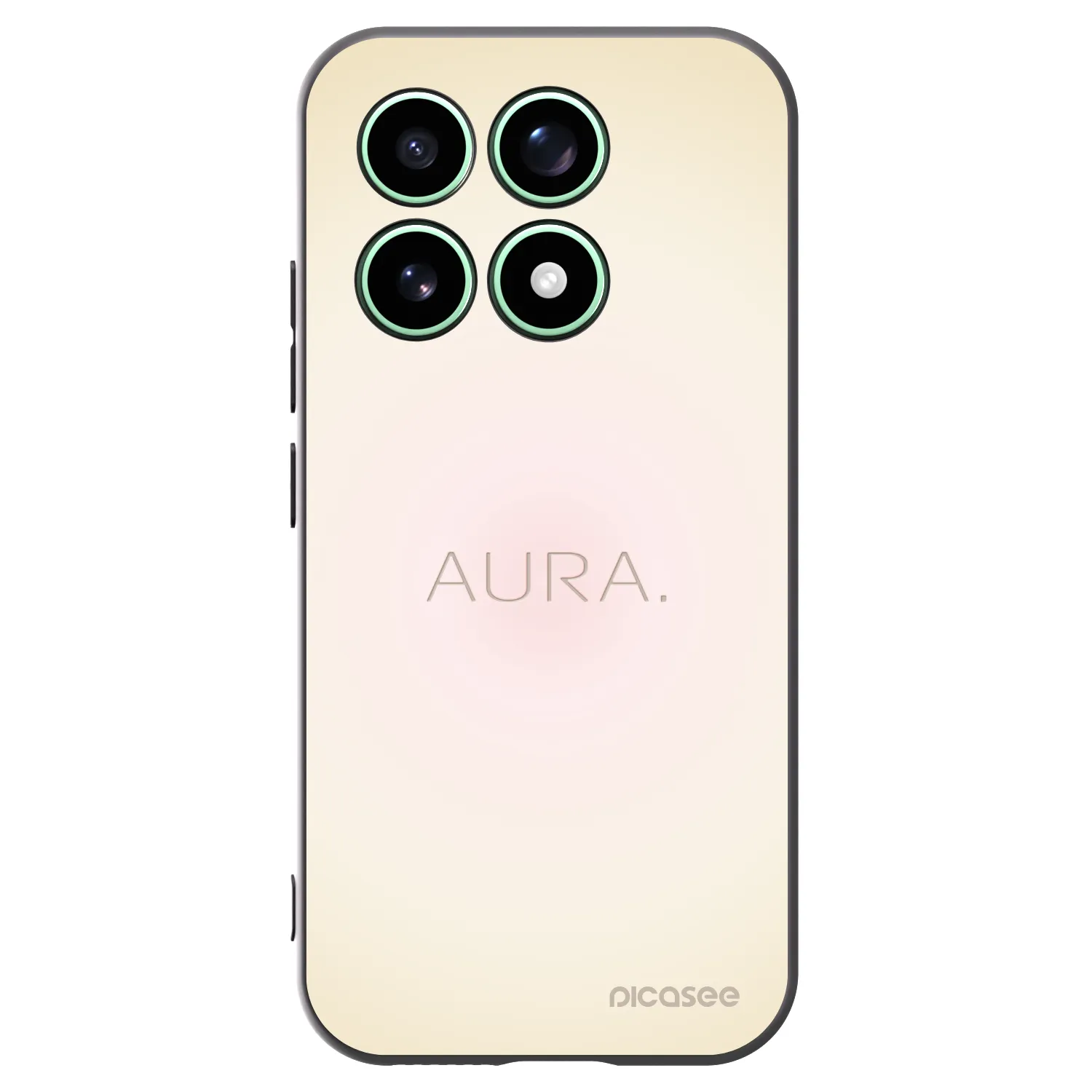 Picasee Xiaomi 17 Hülle - Schwarzes Silikon - Aura