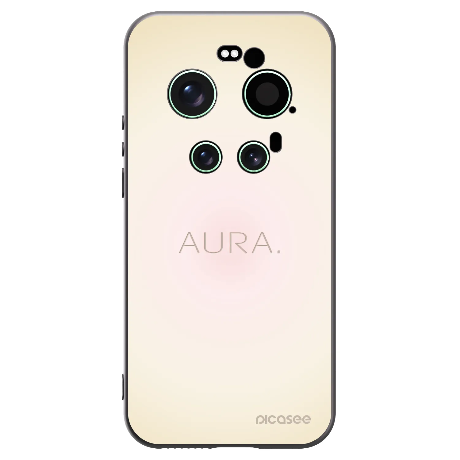 Picasee Xiaomi 17 Ultra Hülle - Schwarzes Silikon - Aura