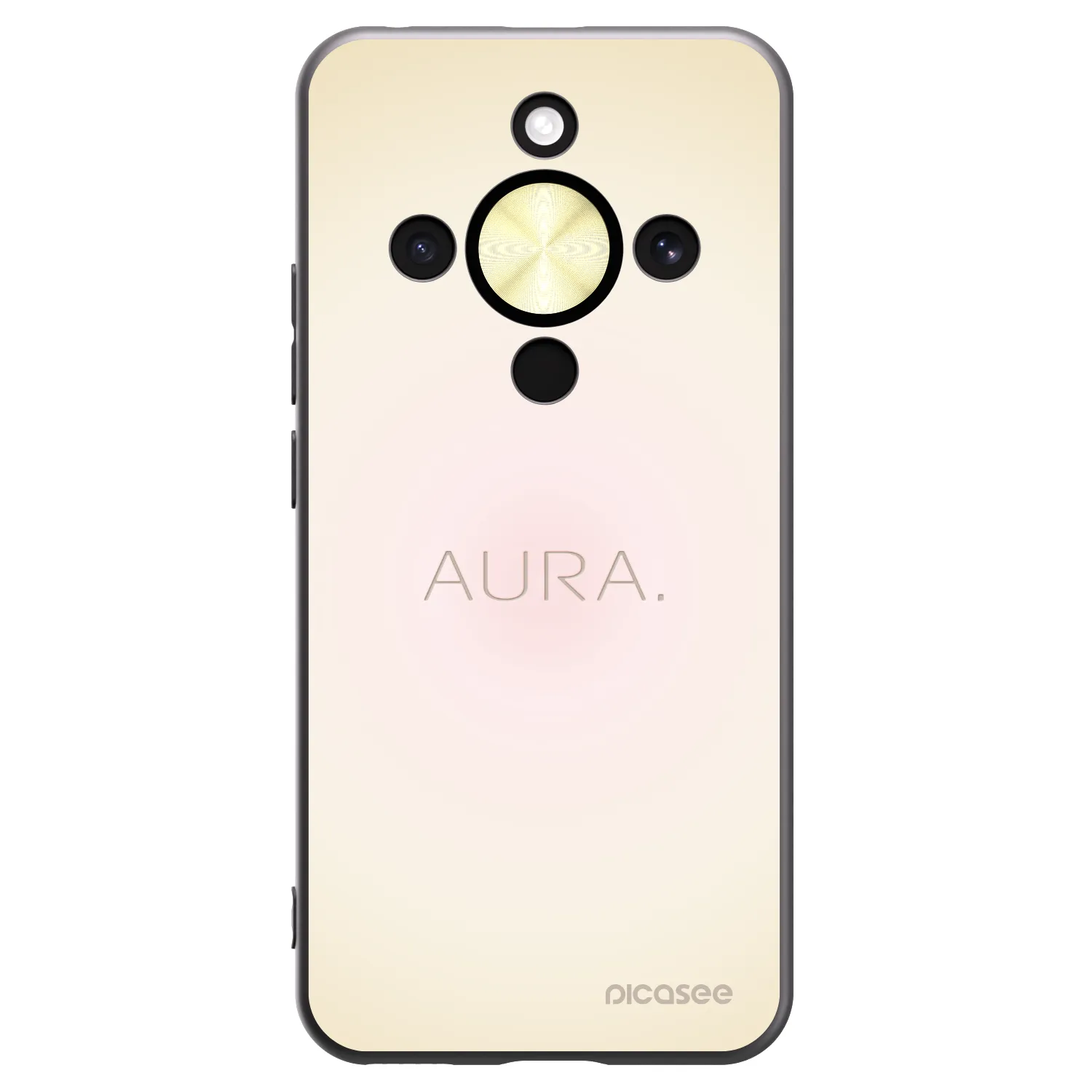 Picasee Honor Magic8 Lite 5G Hülle - Schwarzes Silikon - Aura