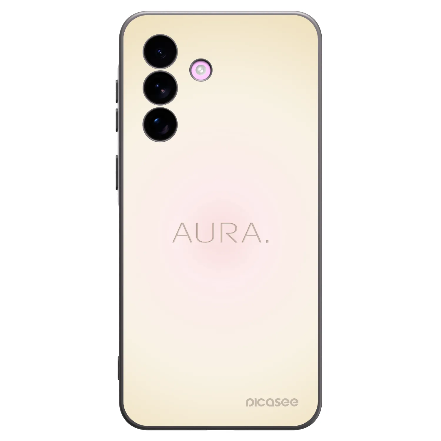 Picasee Samsung Galaxy A57 5G Hülle - Schwarzes Silikon - Aura