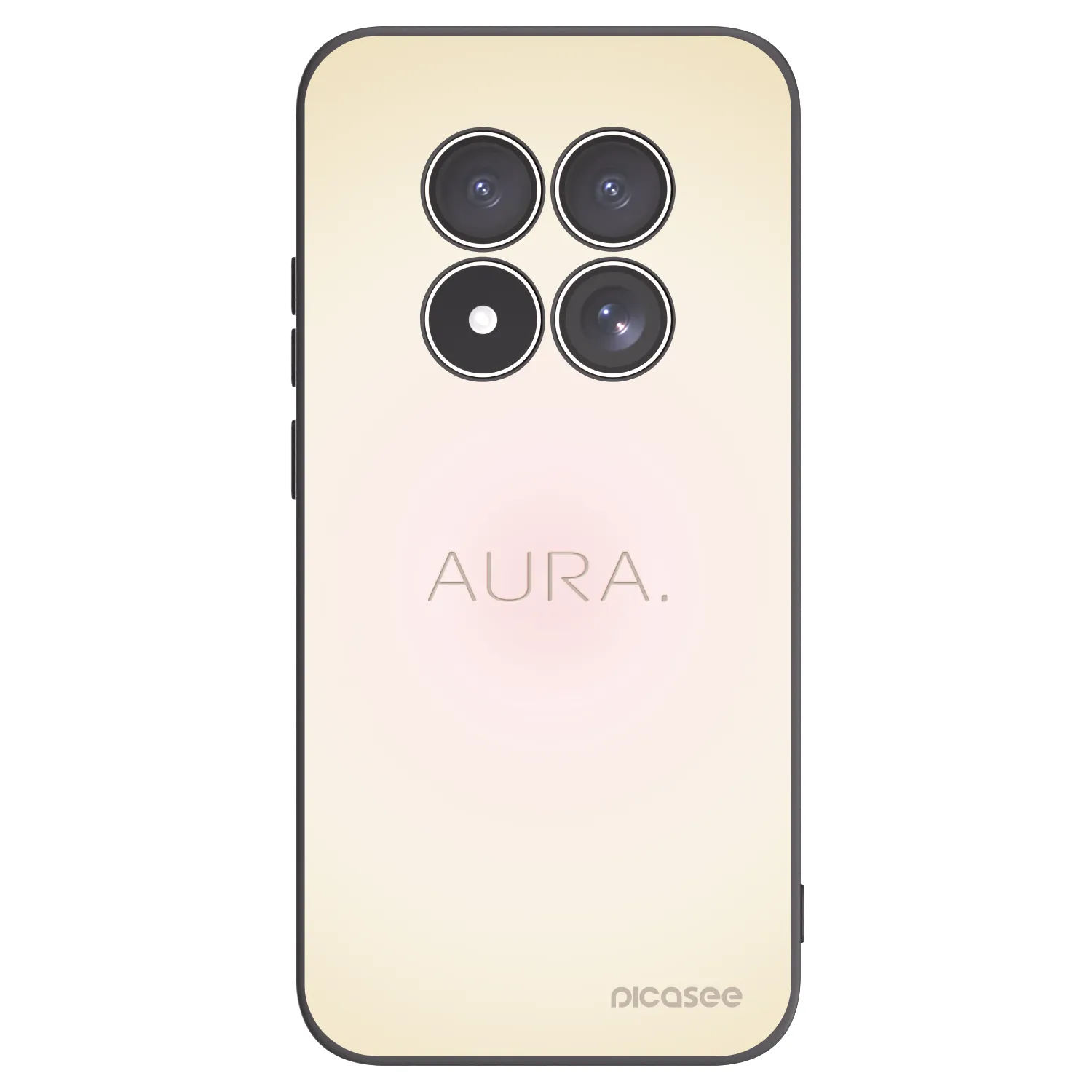 Picasee Xiaomi Redmi Note 15 Pro 5G Hülle - Schwarzes Silikon - Aura