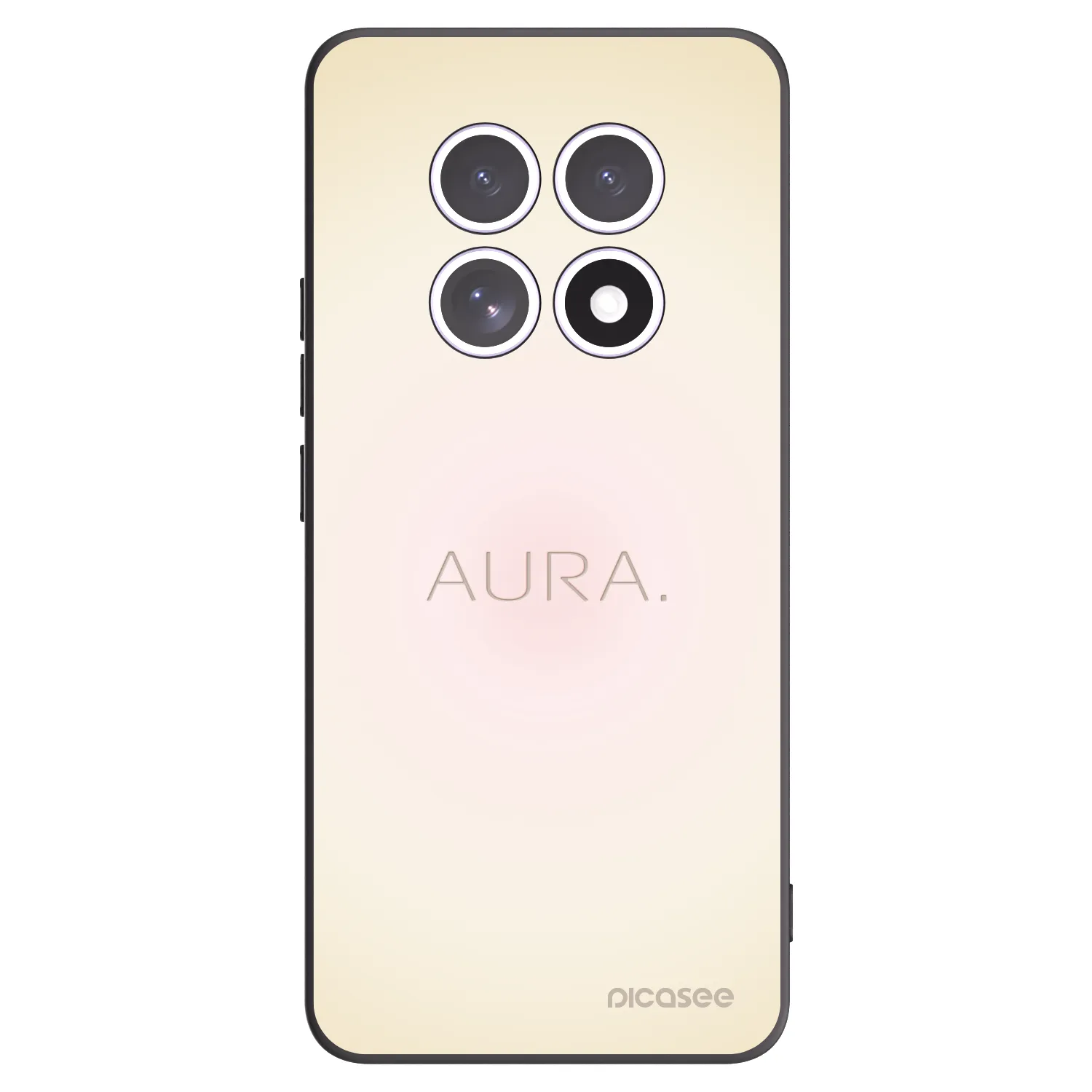 Picasee Xiaomi Redmi Note 15 5G Hülle - Schwarzes Silikon - Aura