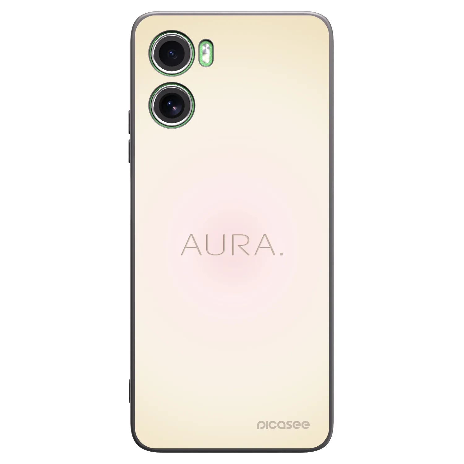 Picasee Motorola Moto G06 Hülle - Schwarzes Silikon - Aura