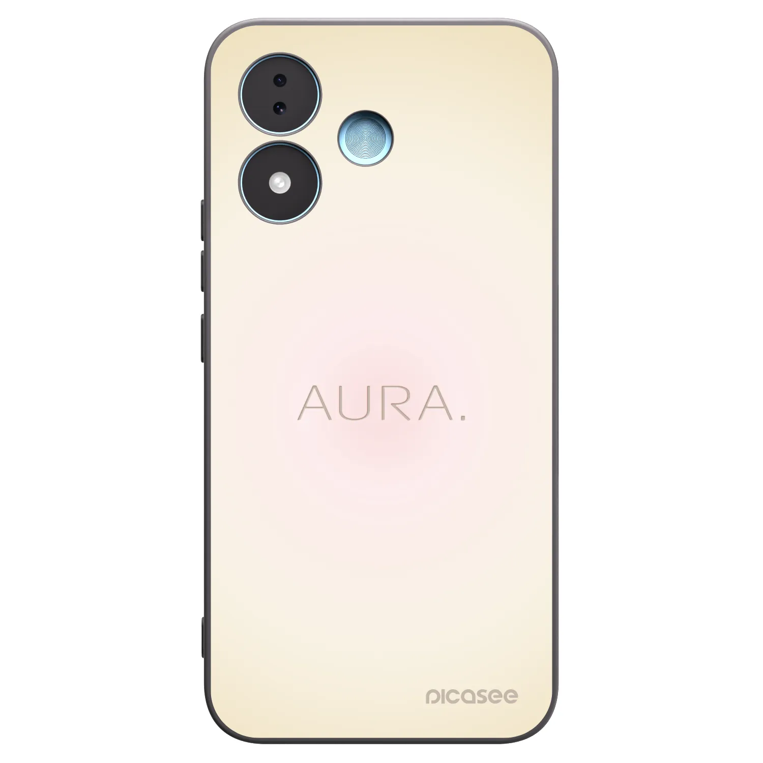 Picasee Xiaomi Redmi Note 17 5G Hülle - Schwarzes Silikon - Aura