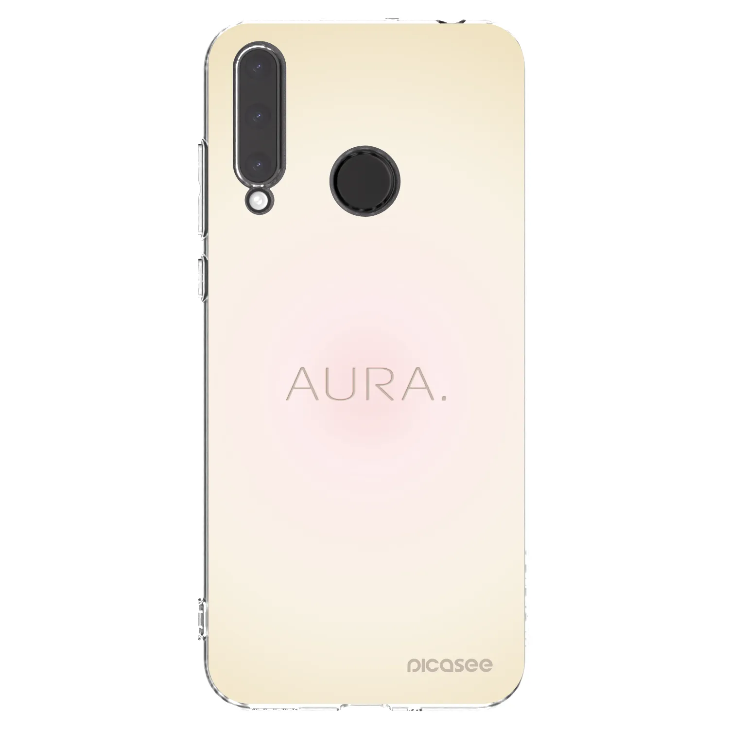 Picasee Honor 20 Lite Hülle - Transparentes Silikon - Aura