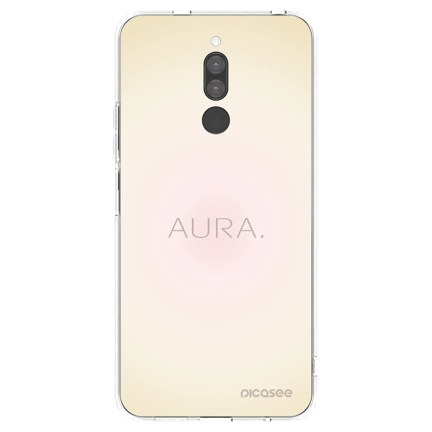 Picasee Xiaomi Redmi 8 Hülle - Transparentes Silikon - Aura