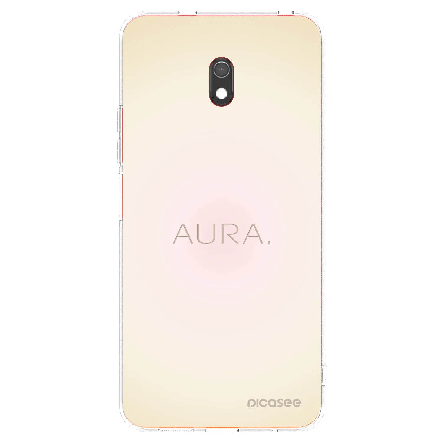 Picasee Xiaomi Redmi 8A Hülle - Transparentes Silikon - Aura