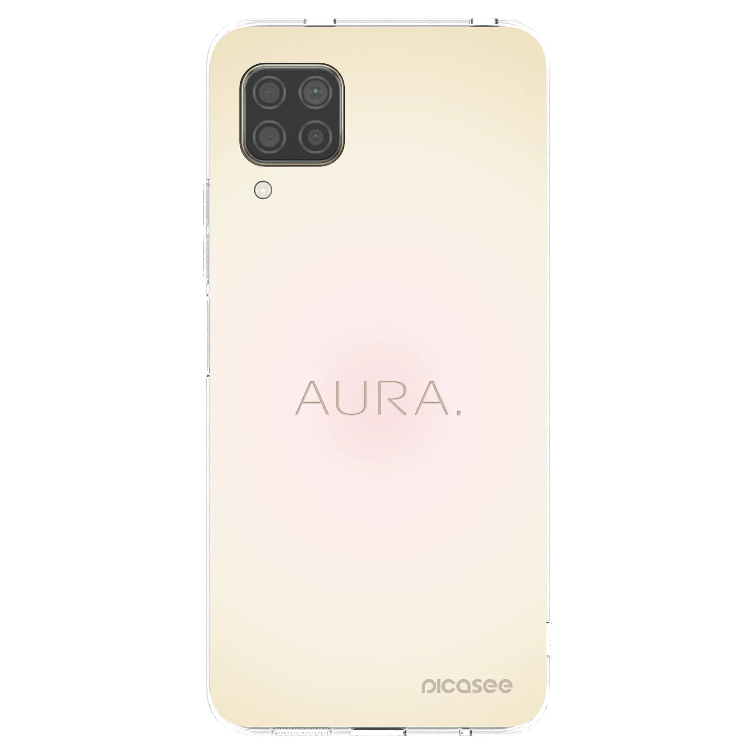 Picasee Huawei P40 Lite Hülle - Transparentes Silikon - Aura