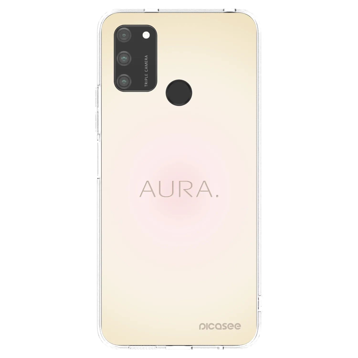 Picasee Honor 9A Hülle - Transparentes Silikon - Aura