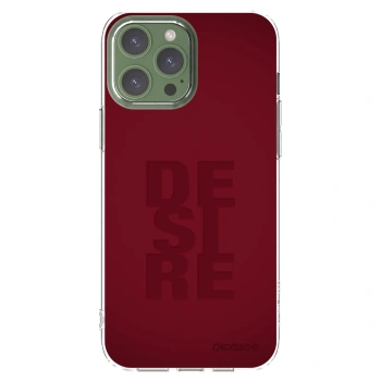 Picasee Apple iPhone 13 Pro Max Hülle - Transparentes Silikon - Desire