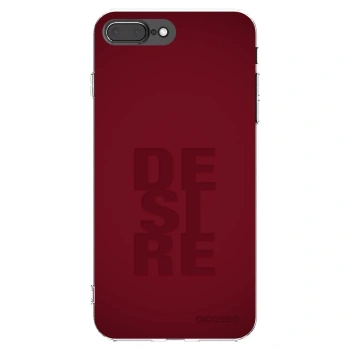 Picasee Apple iPhone 7 Plus Hülle - Transparentes Silikon - Desire