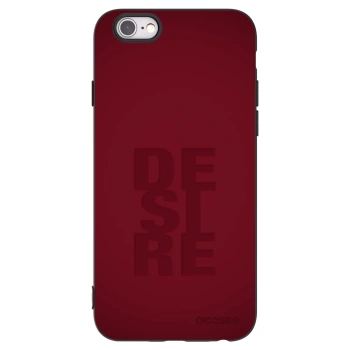 Picasee Apple iPhone 6/6S Hülle - Schwarzes Silikon - Desire