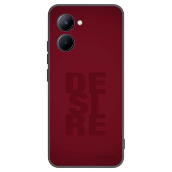 Picasee Realme C33 (2023) Hülle - Schwarzes Silikon - Desire