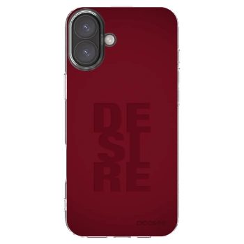 Picasee Apple iPhone 16 Plus Hülle - Transparentes Silikon - Desire