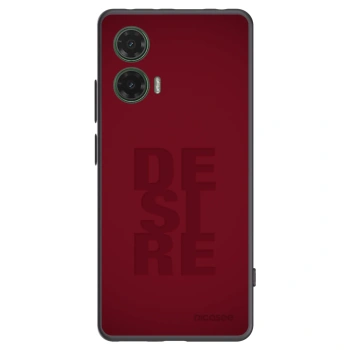 Picasee Motorola Moto G35 5G Hülle - Schwarzes Silikon - Desire