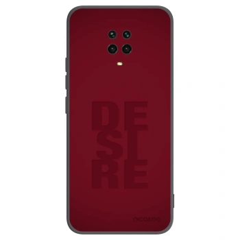 Picasee Xiaomi Redmi Note 9 Pro Hülle - Schwarzes Silikon - Desire