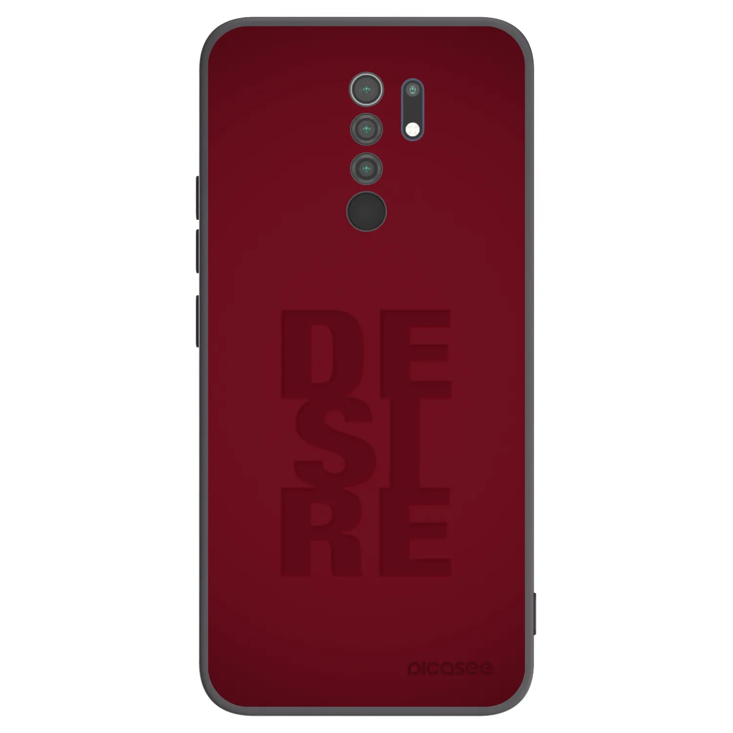 Picasee Xiaomi Redmi 9 Hülle - Schwarzes Silikon - Desire