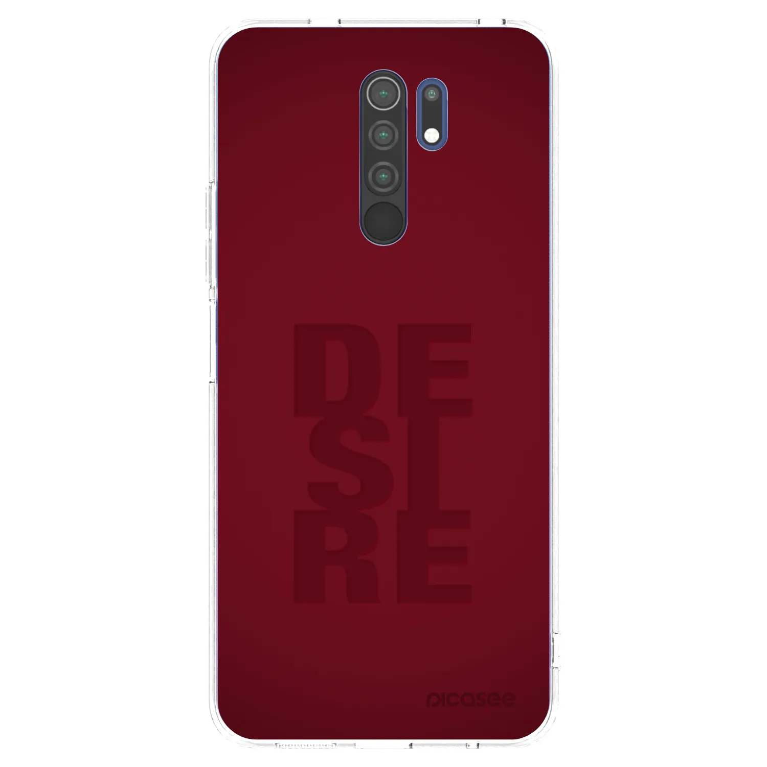 Picasee Xiaomi Redmi 9 Hülle - Transparentes Silikon - Desire